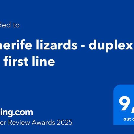 Tenerife Lizards - Duplex In The First Line Callao Salvaje Exterior photo